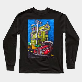 Wonky Wellington House - New Zealand Long Sleeve T-Shirt